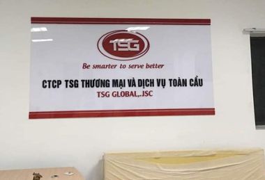 In bảng hiệu công ty tại quận 2